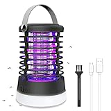Lámpara Antimosquitos Eléctrico Recargable, Mosquitera Eléctrica USB 3 En 1