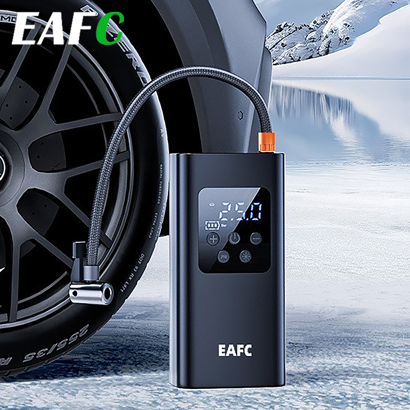 Inflador de neumáticos EAFC 150PSI inalámbrico para coche, bicicleta, motocicleta