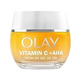Olay Vitamin C +AHA Crema Facial De Día. Gel Hidratante, Iluminador y Antimanchas Con Vitamina C