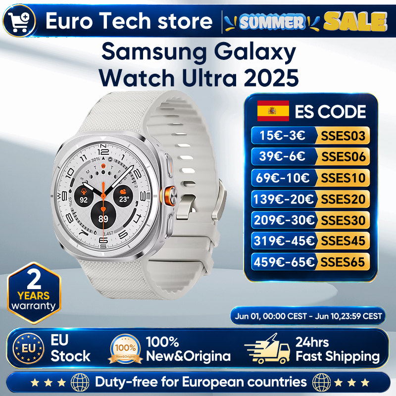 Samsung Galaxy Watch Ultra 2025 con pantalla AMOLED de 1.5", 30h de Batería