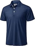 TACVASEN Polo Hombre Manga Corta Polo Golf Hombre Camisas de Verano Casual Camiseta Transpirable