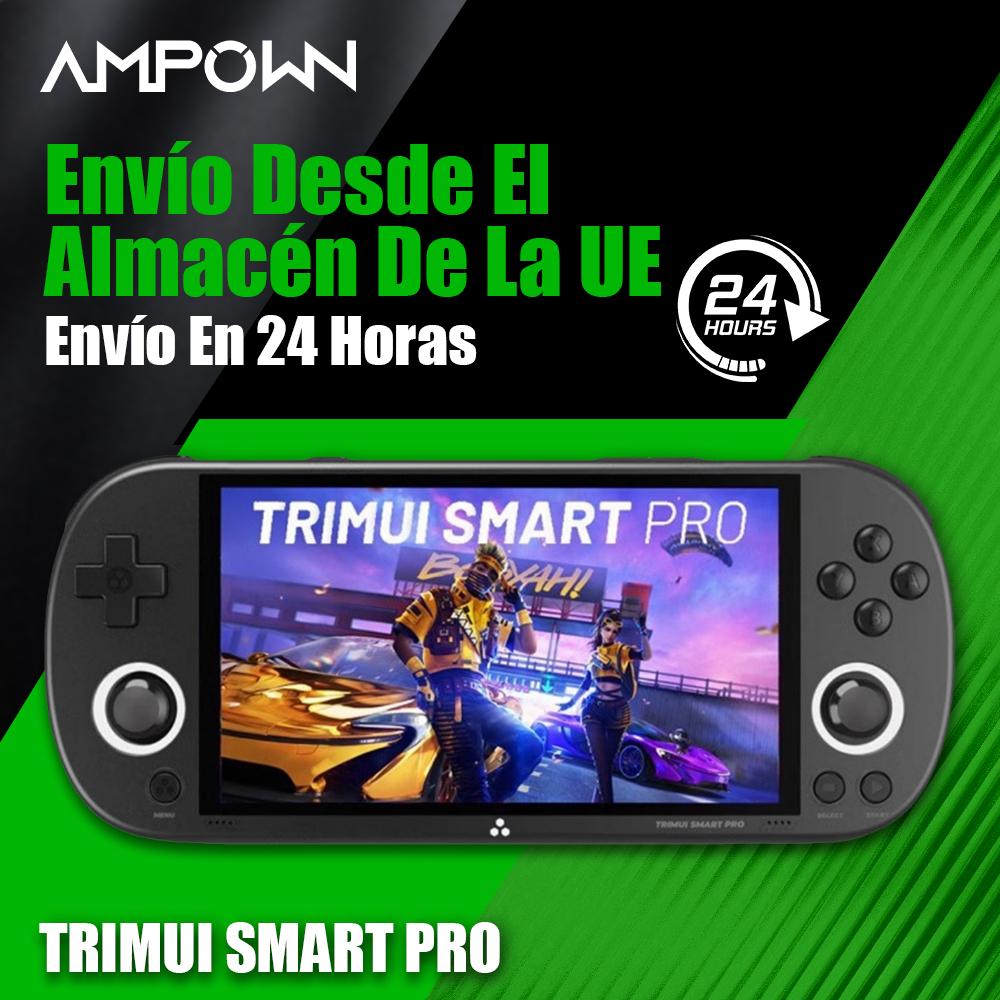 Trimui Smart Pro reproductores de juegos 4,96 ''IPS Linux emulador consolas de videojuegos Retro