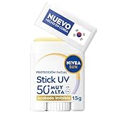 NIVEA SUN - Stick UV Tacto Sedoso SPF 50+ - Protección Solar Facial Experta - Zonas Delicadas