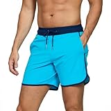 EDOTON Bañador para Hombre Bañador Pantalones Cortos de Playa de Secado Rápido Ajustables con