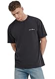 Urban Classics Camiseta Bordada Pequeña de Gran Tamaño Camiseta Hombre