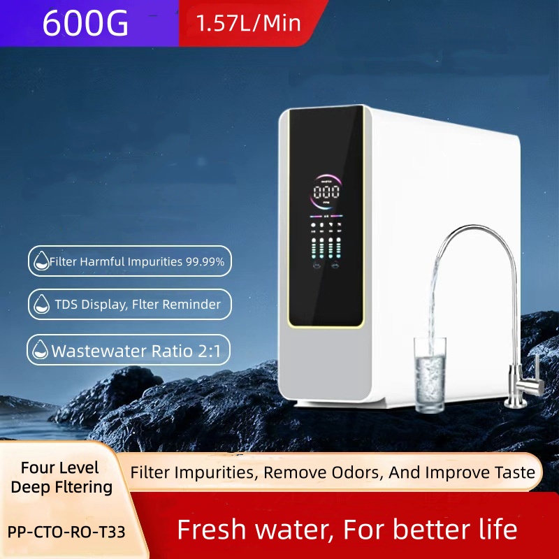 Purificador de Agua SHUANGLI, Filtración por Ósmosis Inversa, Caudal de 600G/800G, TDS Reducido