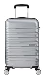 American Tourister Flashline - Spinner S Slim, Handgeck, 55 cm, 34 L, Silver (Sky Silver)