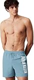 Calvin Klein Hombre Bañador Medium Drawstring Pernera Larga