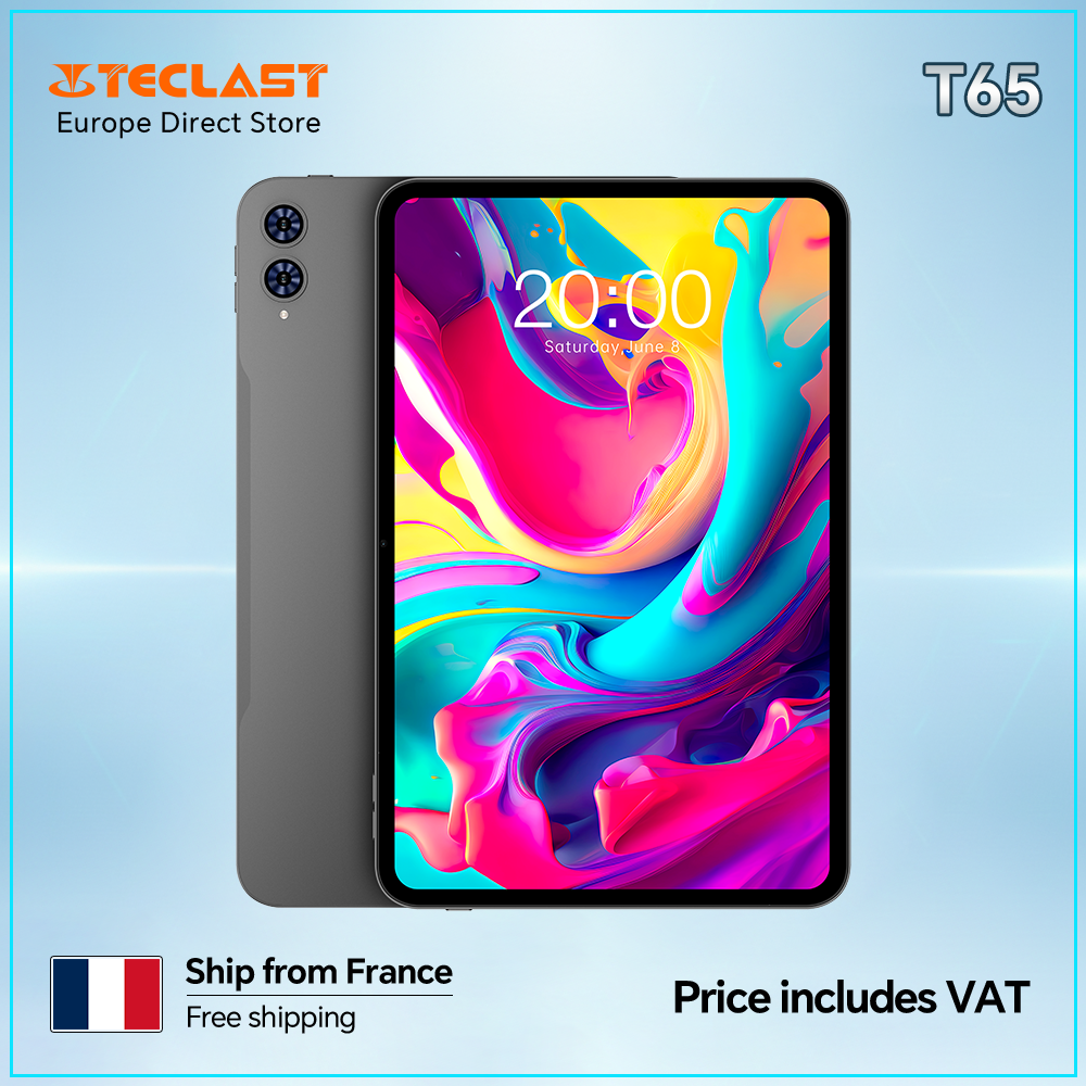 Tablet Teclast T65 de 13.4 Pulgadas, Android 16, 26GB RAM, 128GB ROM, 8000mAh, Cámara de 13MP