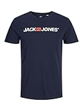 JACK & JONES Men's Jjecorp Logo tee SS Crew Neck Noos PS T-Shirt, 3XL