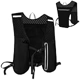 Chaleco Running, Multifunción de Hidratación Ligero con Reflectante y Correas Pecho Ajustables
