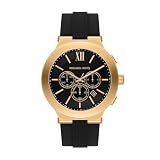 Michael Kors Billie MK9253 - Reloj de Acero Inoxidable en Tono Dorado de 46 mm para Hombre