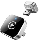 Adaptador CarPlay Inalámbrico y Android Auto, Mini Convertidor USB-A/USB-C Plug & Play, de Cable a