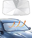 Pluworks Parabrisas de Coche, Paraguas Plegable para Coche, protección UV