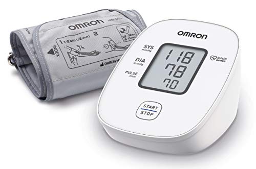 Tensiómetro de brazo digital OMRON X2 Basic, tensión arterial y pulso preciso, validado clínicamente