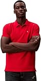 Calvin Klein Polo de Manga Corta Hombre Monogram Pique de algodón