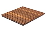 AsinoX- Tarima de ducha y baño, 71 cm, color natural