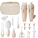 Lictin Set para Cuidado del Bebé-25 en 1 recargable cortaúñas eléctrico para bebé set, Lima de uñas