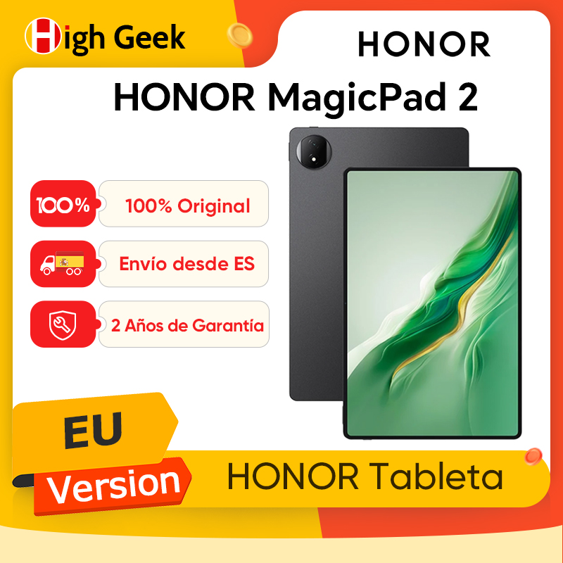 HONOR MagicPad 2 Pantalla OLED de 12.3" CPU Snapdragon 8s Gen 3 Cámara de 13MP Batería de 10050mAh