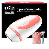 Braun Luz Pulsada Silk-Expert Mini Depiladora IPL, Blanca/Rosa