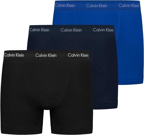 Calvin Klein Calzoncillos bóxer Hombre Pack de 3 Trunks Ropa Interior, Multicolor