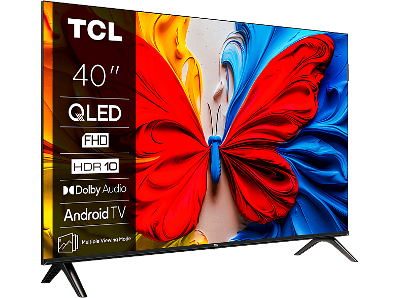 Tv Qled 40 - Tcl 40S5K, Full-Hd, Ipq 2.0 Engine, Smart Tv, Dvb-T2 (H.265), Hdr, Wifi, 60 Hz