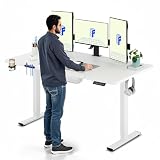 FLEXISPOT Escritorio Elevable Eléctrico 160x60cm Blanco