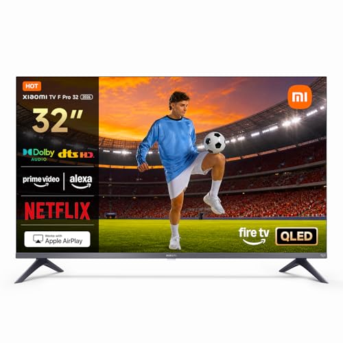 XIAOMI TV F Pro 32, 32 Pulgadas (81 cm), QLED, Smart TV, Fire OS7