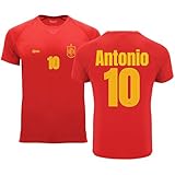Camiseta Fútbol España Hombre y Niño – Personalizada con Nombre y Número – con Escudo – No Oficial