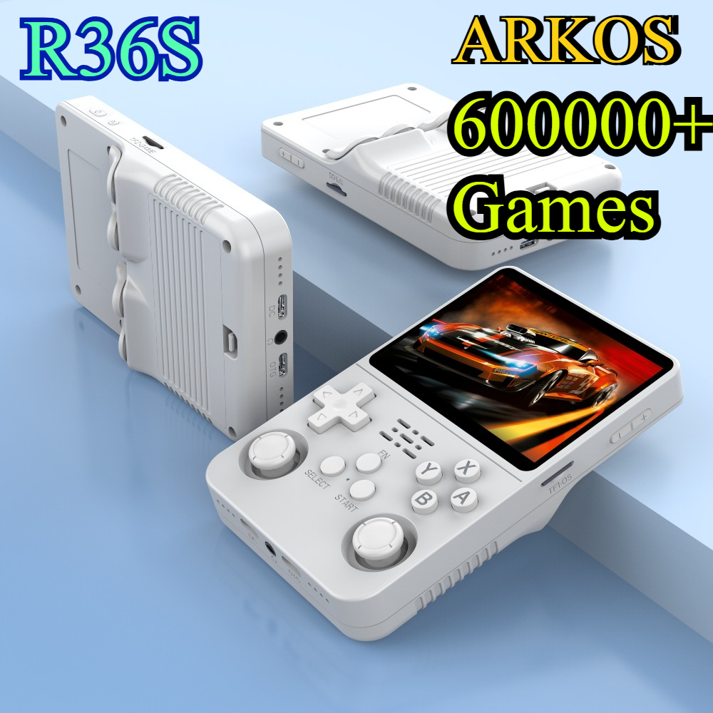 Consola de Juegos BOYHOM 256G R36S - Portátil con Pantalla IPS de 3.5 Pulgadas, Linux ARKOS