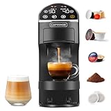 Magician2 Cafetera 5 en 1 para cápsulas Dolce Gusto, Nespresso, Lavazza A Modo Mio, ESE 44mm y