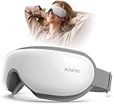 RENPHO Eyeris 1- Masajeador de ojos con calor, Música Bluetooth, Masaje vibratorio,Plegable masajead