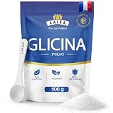 LALEA Glicina en Polvo 500g – Aminoácido L Glicina 100% Pura Cristalizada