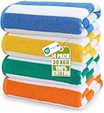 Utopia Towels - Grandes Toallas de Playa/Piscina Cabana Rayas (76 x 152 cm) - 100% algodón Hilado