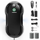 Tosima W5 6400 Pa Robot de Limpieza de Ventanas, pulverizador ultrasónico Doble, Limpiador de