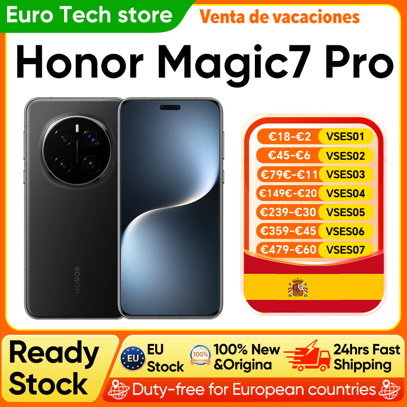Versión Global HONOR Magic7 Pro 5G Smartphone Snapdragon 8 Elite 6,8 '