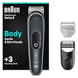 Braun Recortadora Corporal 5, Afeitadora Corporal Masculina con Tecnología Skinshield