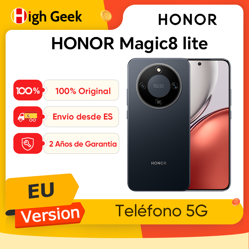 HONOR Magic8 lite, Batería de 7500 mAh, Cámara Principal de 108MP