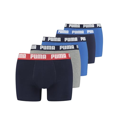 PUMA Boxer Hombre, Azul/Gris