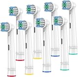 Recambios Cepillos Compatible con Braun Oral B,8 Piezas Cabezales de Repuesto para Cepillo de