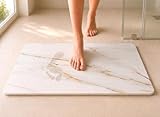 edihome, Alfombra Diatomita Baño, 40x60 cm, Piedra de Secado Rápido
