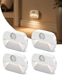 Luz Nocturna LED con Sensor de Movimiento Pack 4 uds