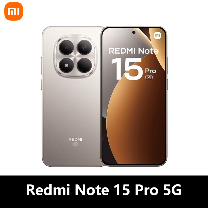 Xiaomi Redmi Note 15 Pro 5G, Pantalla AMOLED 6,83 pulgadas, 120 Hz, Cámara 200 MP, Batería 6580 mAh