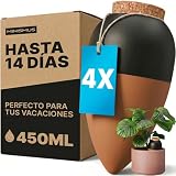 MINISMUS Autoriego Macetas Terracota, Autorriego Plantas Interior, Dispensador Agua