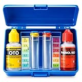 Test Kit Cloro y pH, Medidor del Cloro y PH del Agua de la Piscina, Accesorios Piscina Básico