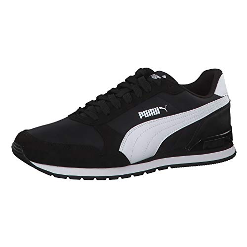 PUMA Unisex ST Runner v2 NL Sneakers, Puma Black-Puma White