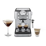 De'Longhi Classic EM450.M, Máquina Café Manual con Varilla Vapor, Máquina Espresso con Bomba