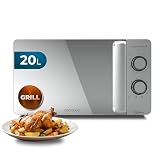 Cecotec Microondas con Grill ProClean 3160 Mirror Wave. 700W, 6 Niveles
