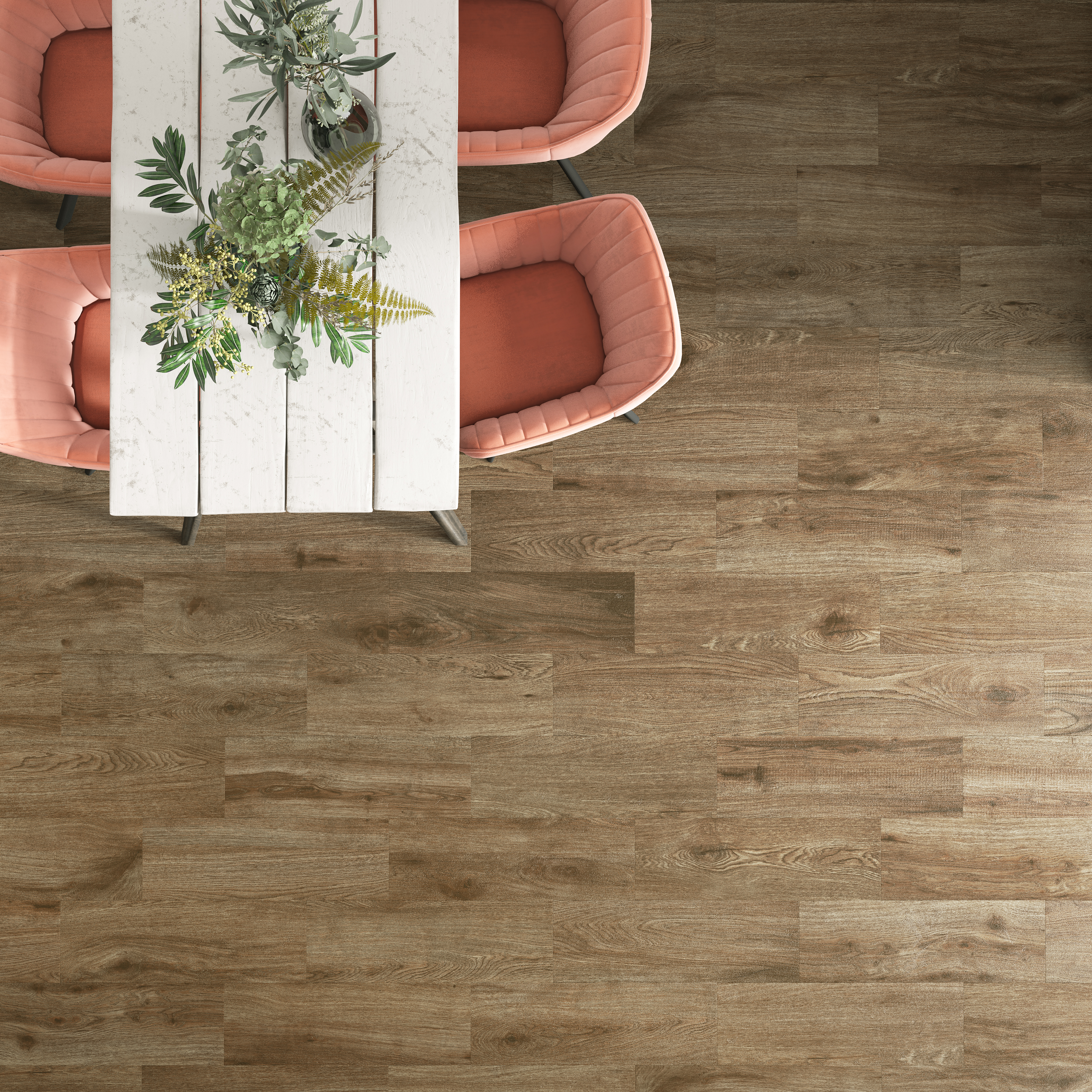 Suelo Ceramico Madera Roble 19X57Cm Forest