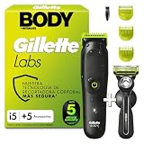 GilletteLabs i5 Body + Intimate Afeitadora Corporal, Maquinilla, Accesorios | Depiladora Corporal